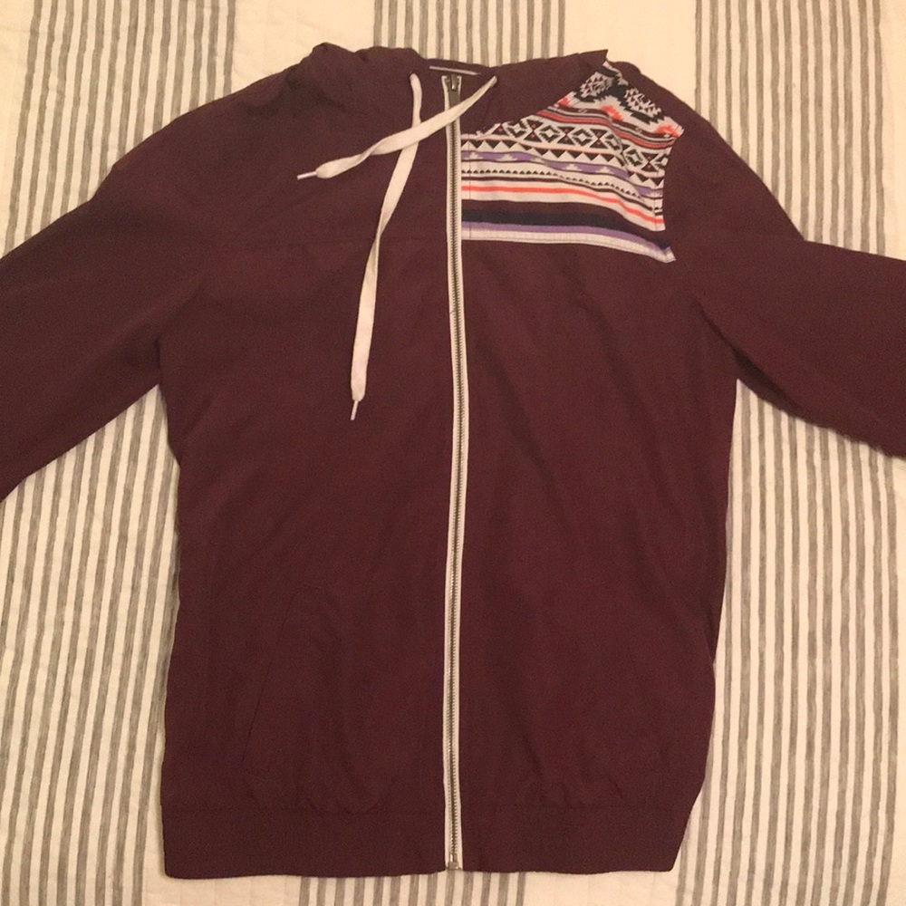 EMPYRE purple windbreaker jacket